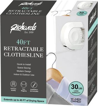 J&V Textiles 40Ft Retractable Clothesline