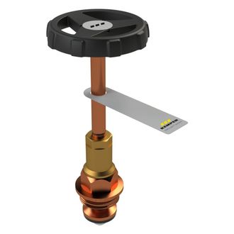 Kemper Kemper Montura De Cierre Con Husillo De Accionamiento Prolongado, Figura E0109 135 02, Dn 25, E010913502025kp