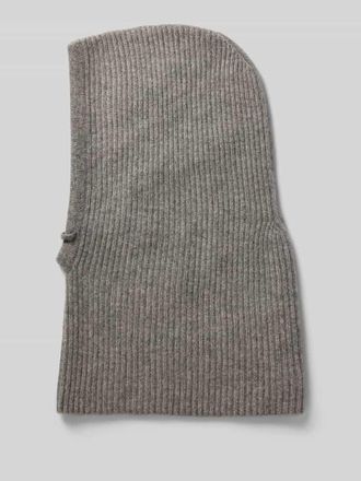 Seeberger Balaclava aus reinem Kaschmir in Strick-Optik in Mittelgrau, Gr&ouml;&szlig;e 1