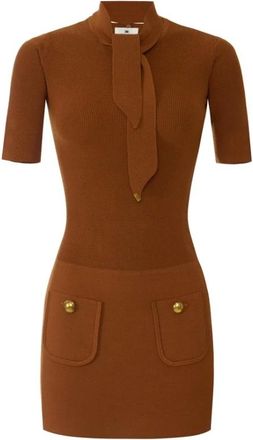 Elisabetta Franchi Mujer, Vestidos, Marr&oacute;n, Talla: M