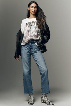 Pistola Denim Ally High-Rise Crop Flare Jeans