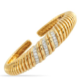 Tiffany & Co. Vintage 18K Yellow Gold 1.0ct Diamond Bracelet TI16-051926