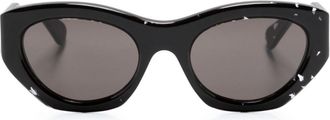 Chlo&eacute; butterfly-frame sunglasses - women - Acetate - 53 - Black