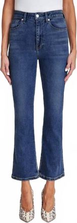 LE JEAN Bella Cropped Flare Jeans In Libertine