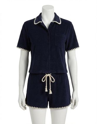 Z Supply Coastline Terry Short In Eclipse