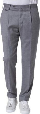 Pantaloni Torino Broeken, Heren, Grijs, 4Xs, Leer, Pantalon à pinces gris