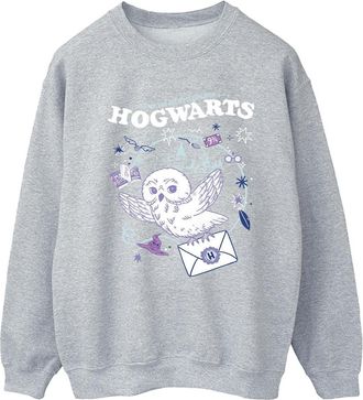 Harry Potter Dames/Dames Uil Brief Van Zweinstein Sweatshirt (Sportgrijs)