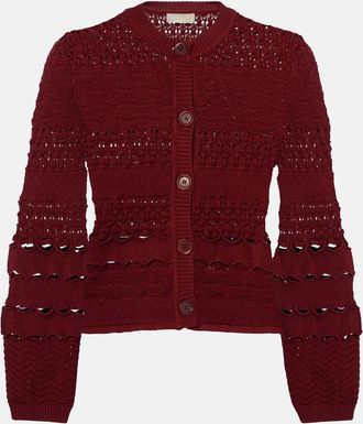 Elie Saab Cardigan in crochet