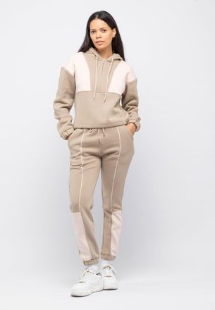 Tom Barron Modern tweekleurig trainingspak voor Dames met halve rits