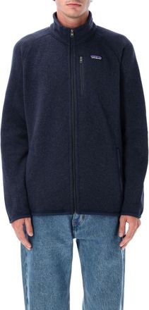 Patagonia Navy Blue Logo Sweater Jacket