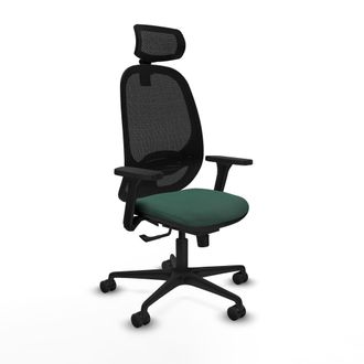 Piqueras y Crespo Silla De Oficina Piqueras Y Crespo Cilanco Negro Reposabrazos Ajustables