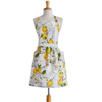 Tag Lemoncello Hostess Apron Cotton Machine Wash One Size in White at Nordstrom