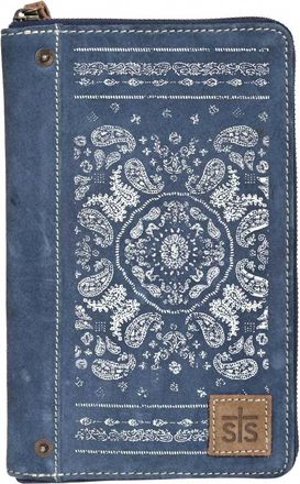 StS Ranchwear Womens Bandana Ba Wallet In Blue