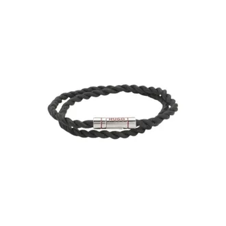 HUGO BOSS Heren, Accessoires, Zwart, Maat: ONE Size Leer