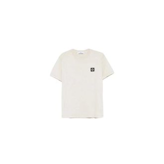 Stone Island Heren, Tops, Beige, Maat: 3XL