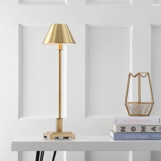 Jonathan Y Designs Roxy 26 Metal Shade LED Table Lamp
