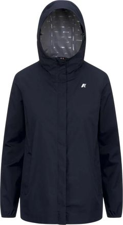 K-Way Winterjas - Dames - Winterjassen - Blauw - M - Polyester - Jassen