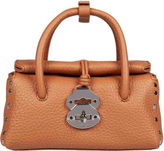Zanellato Dotta Baby Handbag in Tan Leather