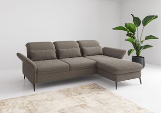 Sit&more Ecksofa &raquo;Emely, inkl. Sitztiefenverstellung&laquo; wahlweise mit Bettfunktion,Bettkasten,Kopf- & Armteilverstellung