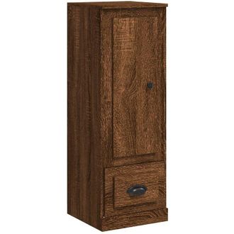 vidaXL Vidaxl - Aparador Alto Madera Contrachapada Roble Marr&oacute;n 36x35,5x103,5cm