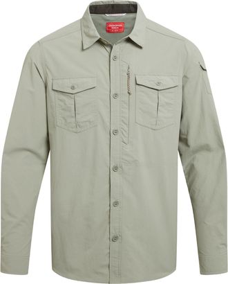 Craghoppers Heren Adventure III Nosilife shirt met lange mouwen (Bayleaf)