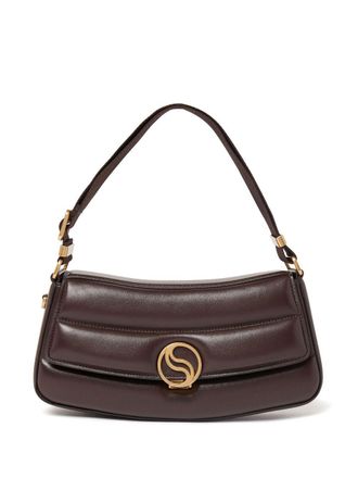 Stella McCartney S-Wave gewatteerde schoudertas - Bruin