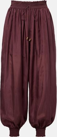 Zimmermann Aster silk habotai balloon pants