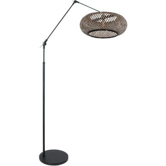 Steinhauer Steinhauer - L&aacute;mpara De Pie - Prestige Chic - Negro - Bamb&uacute; Metal