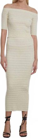 Eleven Six Carrie Tube Skirt In Ivory