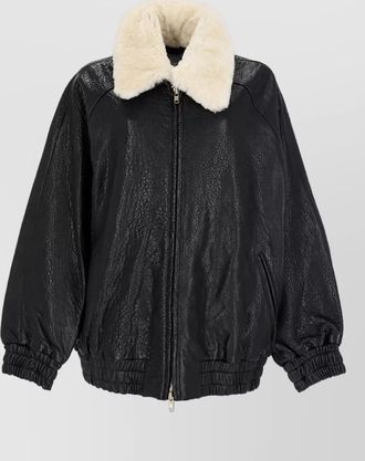 Stand Studio leather coat
