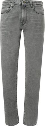 Incotex Five-pocket broek - Heren - Regular Fit Jeans - Grijs - W38 - Katoen - Jeans