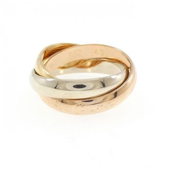 Cartier Pink Gold White Gold Yellow Gold Yellow Gold (18K) Pink Gold (18K) White Gold (18K) Band Ring (Pre-Owned)