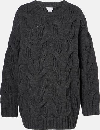Bottega Veneta Pullover in lana a trecce