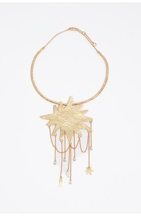 Bimba & Lola Sun And Moon Necklace in Gold at Nordstrom