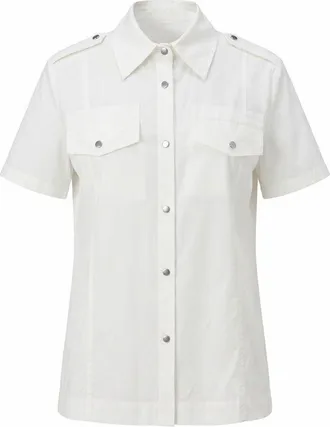 Mr & Mrs Italy White Cotton Women Womens Shirt