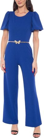 Marina Rossini Bubble-Sleeve Jumpsuit