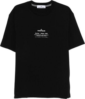 Stone Island Short-sleeved cotton T-shirt
