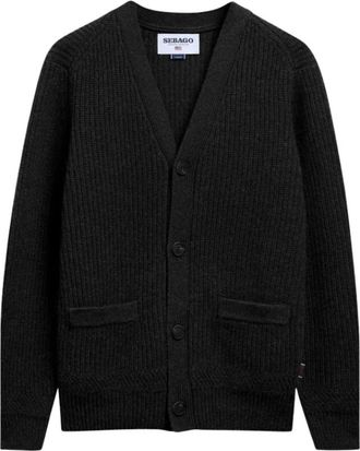 Sebago Chandler Cardigan - Knitwear - Hombre - Gris - L