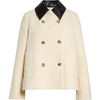 Altuzarra Harburg Double Breasted Jacket in Opal at Nordstrom, Size 10 Us