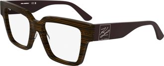 Karl Lagerfeld Unisex 53mm Brown Eyeglasses KL6196-212-53