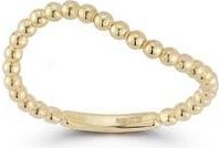 Ember Fine Jewelry Beaded Wave Ring in Gold at Nordstrom Rack, Size 6