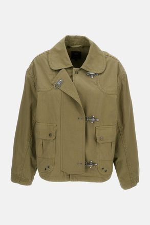 Fay Giacca 3 Ganci In Tela Di Cotone