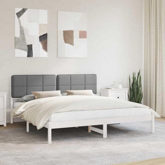 vidaXL Estructura De Cama Negro 200 X 200 Cm Madera Contrachapada