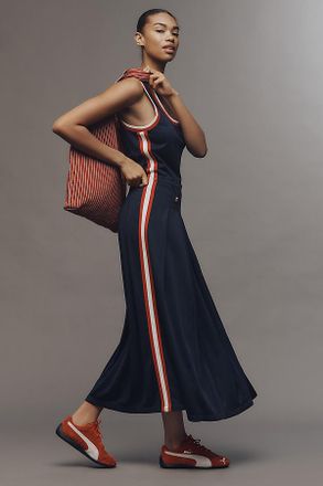 The Upside x Anthropologie Sofia Side-Stripe Maxi Dress