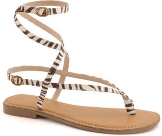 Andrea Womens Strappy Thong Sandals
