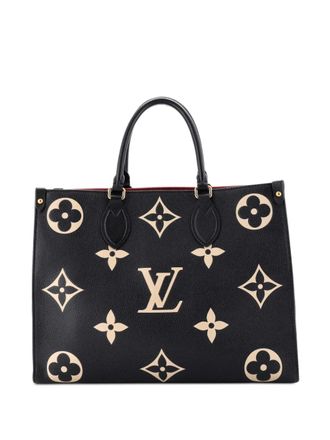 Louis Vuitton OnTheGo Tote Bicolor Monogram Empreinte Giant MM shoulder bag - Black