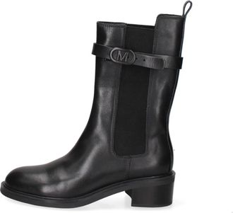 Marc Ellis Stivaletto - Dames - Chelseaboots - Zwart - 38 EU - Leer - Schoenen