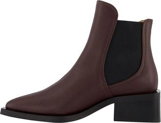 Ganni Stiefel - Dames Chunky Buckle Chelsea Bruin - Gr. 37 (EU) - in Braun - für Damen