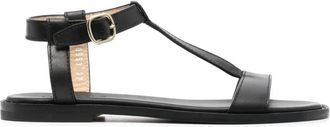 Doucal's Fibbia Sandalen - Dames - Sandalen - Zwart - 36 EU - Leer - Schoenen