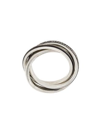 Werkstatt München stylised ring - unisex - Sterling Silver - 11 1/4 - Metallic